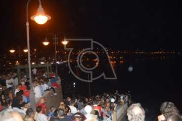 Espectáculo pirotécnico de Melenara (Foto Francisco Javier Santana y TA)